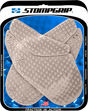 STOMPGRIP 55-10-0016C Tank Grips - Volcano - Clear - Honda - CBR '04-'07 | Street