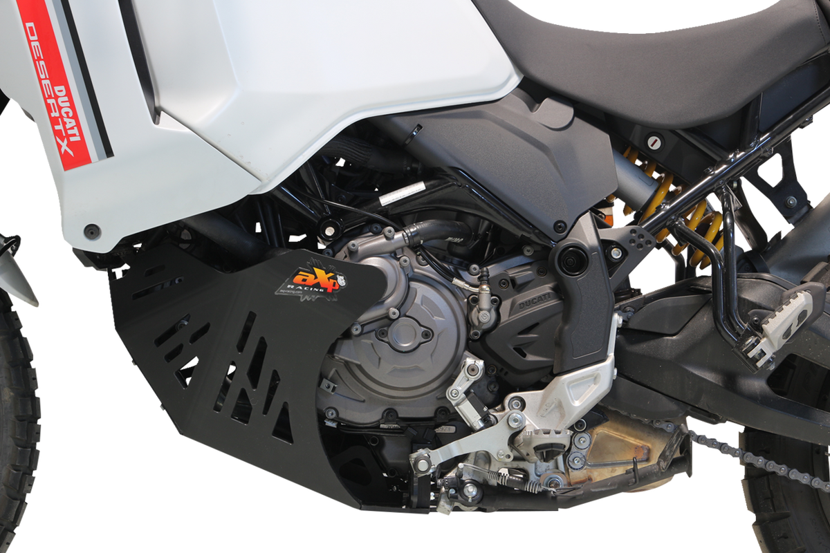 Axp Racing AX1679 Adventure Skid Plate - Black - Ducati - DesertX '22-'23 | Adventure/Street