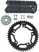 VORTEX CK6413 Chain and Sprocket Kit - HFRS - Black - Suzuki GSX-S 750Z | Street
