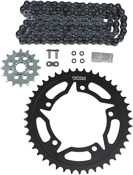 VORTEX CK6413 Chain and Sprocket Kit - HFRS - Black - Suzuki GSX-S 750Z | Street