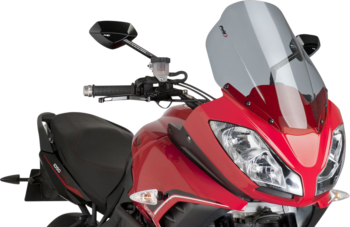 Puig Hi-Tech Parts 4359H Touring Windscreen - 19-3/4" - Smoke - Tiger 1050 | Street