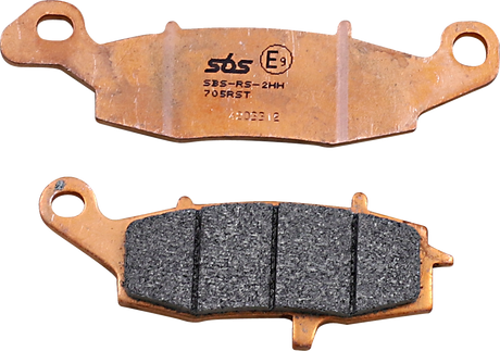 SBS RST Sintered Front Left Brake Pads - 705RST (Kawasaki Vulcan 900 Classic LT / Suzuki SV650 1983–2023)