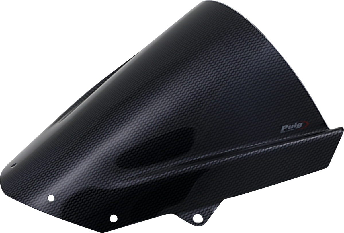 Puig Hi-Tech Parts 3177C Race Windscreen - 13-3/4" - Carbon - ZX-6R | Street