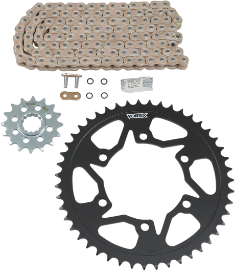 VORTEX CKG6362 Chain and Sprocket Kit - HFRS - Gold - Yamaha YZF-R1 | Street