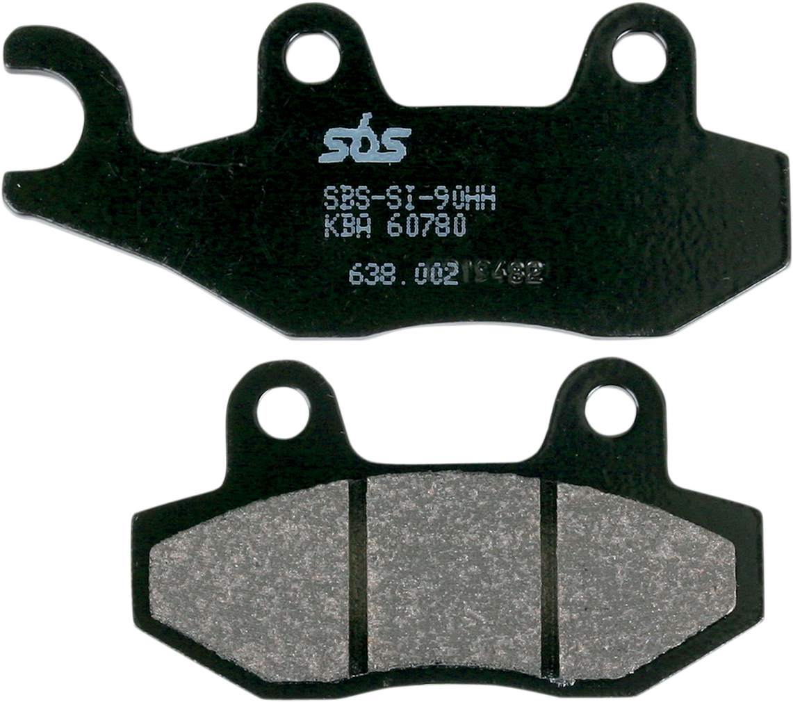 SBS HS Series Sintered Front Brake Pads - 638HS (Kawasaki Ninja 400 / Ninja 300 / Z125 PRO 2008–2026)