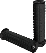 Burly Brand B16-1010TB Reaper Grips - Dual Cable - Black Textured | Street