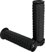 Burly Brand B16-1010TB Reaper Grips - Dual Cable - Black Textured | Street