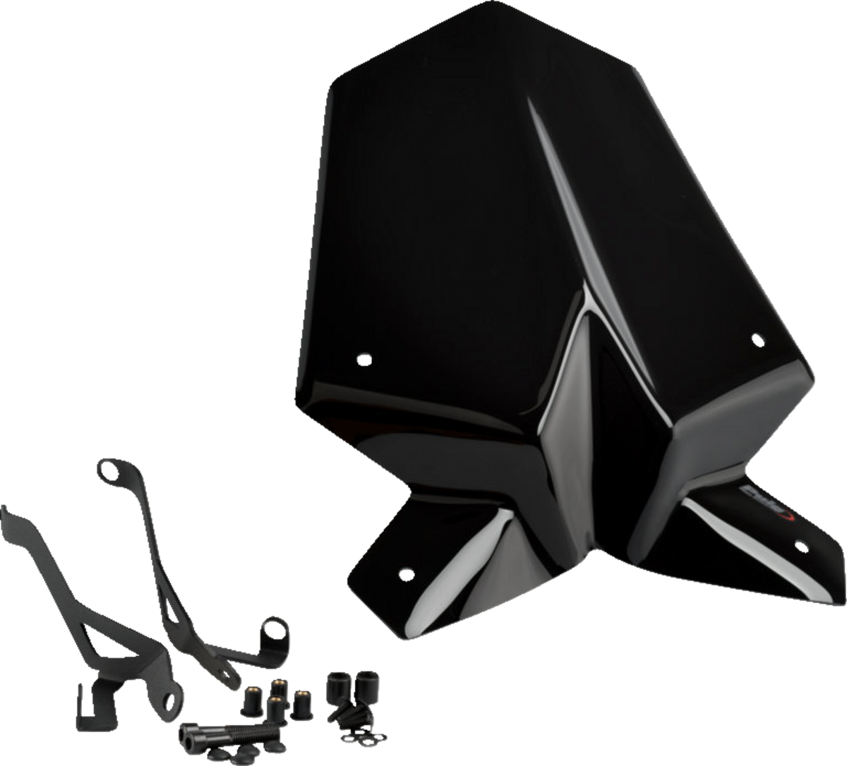 Puig Hi-Tech Parts 20461N New Generation Windscreen - 16-1/4" - Black - 1290 Super Duke R | Street