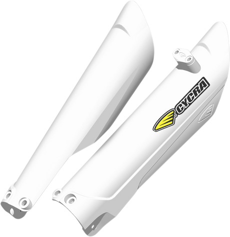 Cycra 1CYC-6908-42 Fork Guards - White | Off-Road/Street