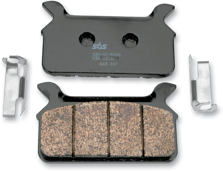 SBS Sintered Rear Brake Pads - 668H.LS (Harley-Davidson FLHTC Electra Glide Classic / FLHTCU Electra Glide Ultra Classic / FLTC Tour Glide Classic 1986–1999)