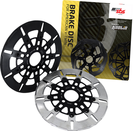 SBS Brake Rotor Designed by Kodlin, Rear - 7145C-B (Harley-Davidson FXDB Street Bob / FXDF Fat Bob / FLD Switchback 2004–2025)