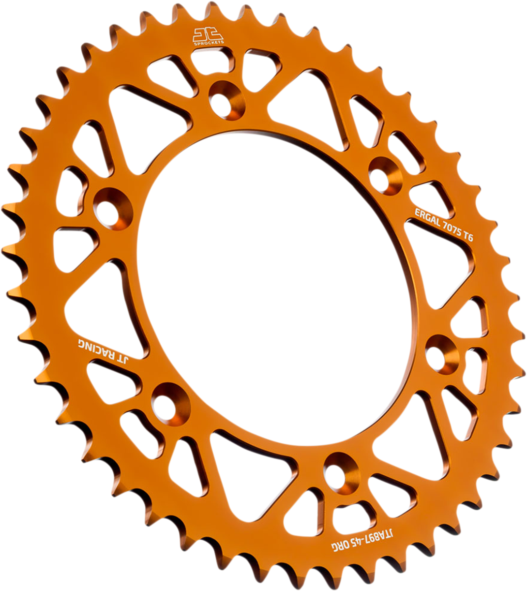 JT SPROCKETS JTA897.45ORG Rear Sprocket - Orange - 45-Tooth | Adventure/Off-Road