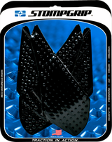 STOMPGRIP 55-10-0006B Tank Grips - Volcano - Black - Yamaha - YZF '07-'08 | Street