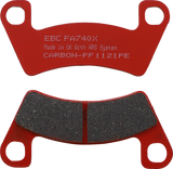 EBC FA-TT Series Semi-sintered Front Brake Pads - FA740X (Arctic Cat Prowler Pro / Textron Prowler Pro 2019–2023)