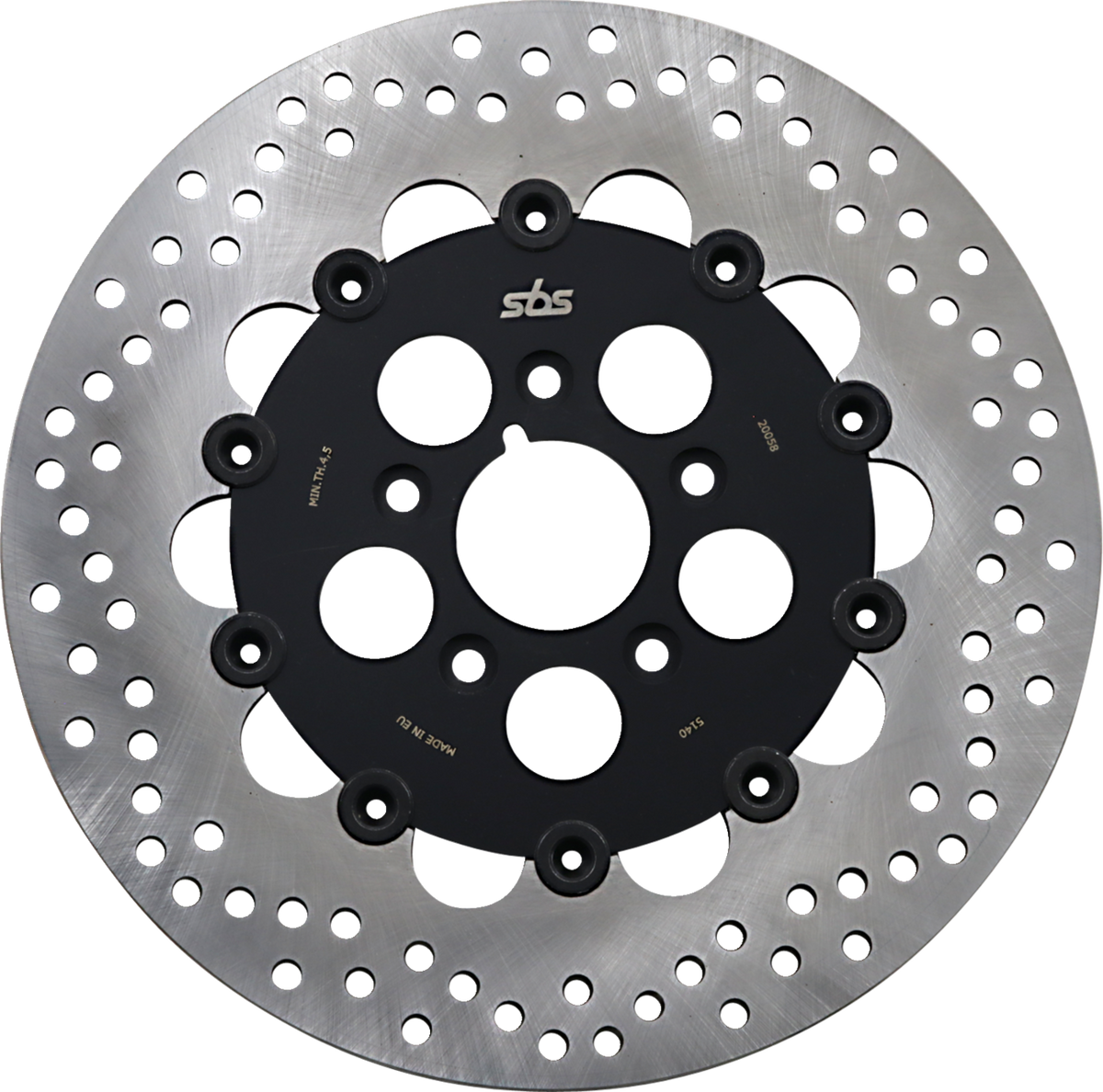 SBS Stainless Steel Brake Rotor, Front - 5140 (Harley-Davidson FXSTC Softail Custom / XLH883 / FXR Super Glide II 1979–1999)