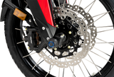 Puig Hi-Tech Parts 21667N Axle Sliders - Front - Black - Pair - Honda CRF/Transalp | Street