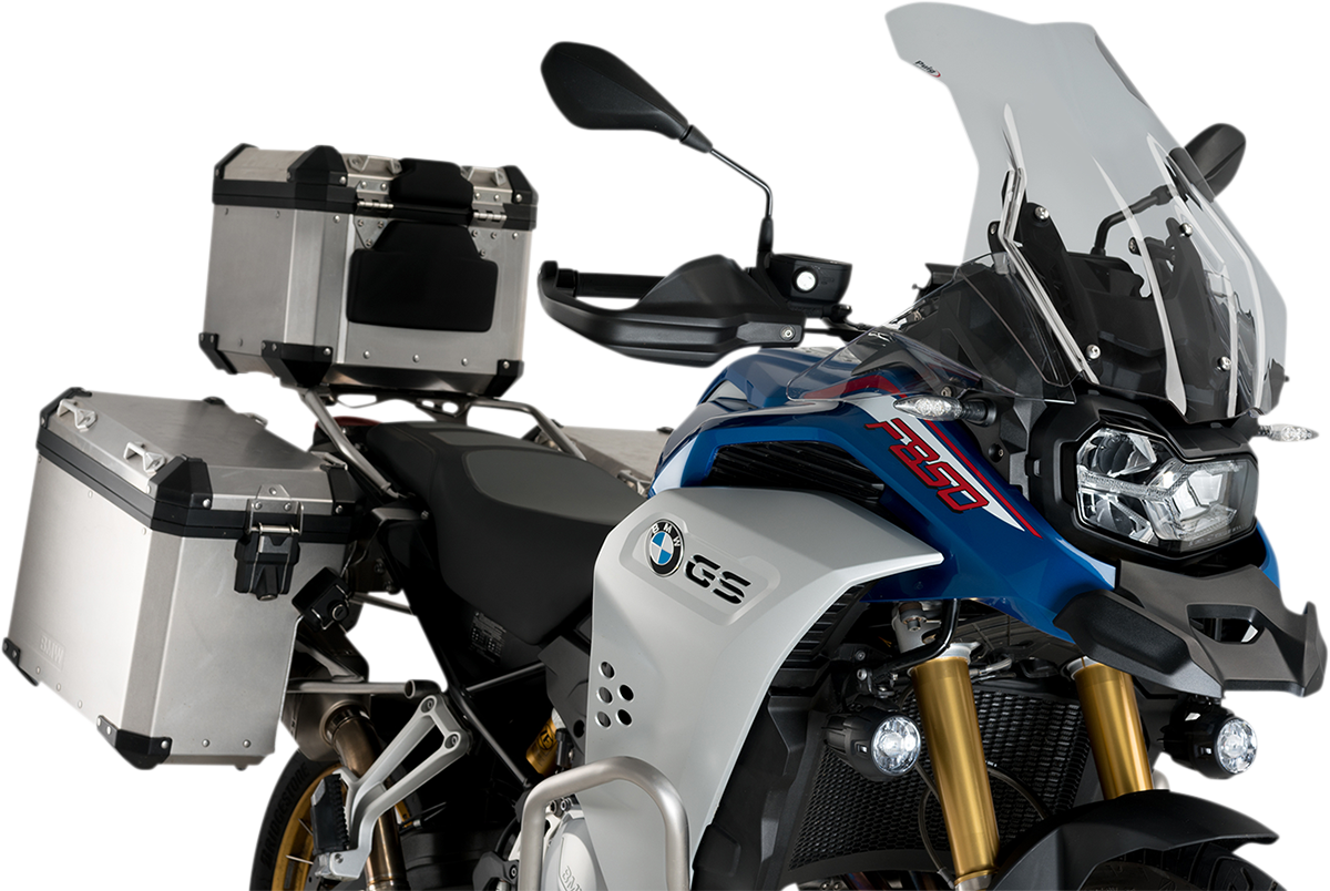 Puig Hi-Tech Parts 3595H Touring Windscreen - 21-1/4" - Smoke - BMW | Street