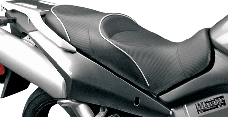 Sargent WS-552-19 World Sport Performance Seat - Black - Carbon FX - VStrom 650/1000 '02-'13