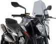 Puig Hi-Tech Parts 9668H New Generation Windscreen - 16-1/4" - Smoke - KTM | Street