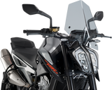 Puig Hi-Tech Parts 9668H New Generation Windscreen - 16-1/4" - Smoke - KTM | Street