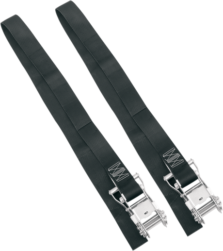 Powertye Mfg. 30042 Endless Ratchet Tie-Down Straps - 1-1/2" x 4' - Black | Adventure/ATV/UTV