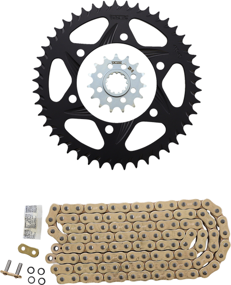 VORTEX CKG6456 Chain and Sprocket Kit - HFRA - Gold - Yamaha FZ/MT-10 | Street