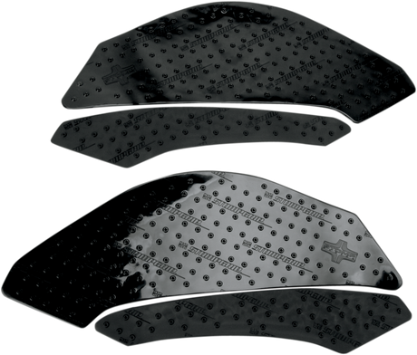STOMPGRIP 55-10-0008B Tank Grips - Volcano - Black - Yamaha - FZ/XJ '09-'15 | Street
