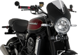 Puig Hi-Tech Parts 024NH Windscreen - 13" - Black/Smoke - Z900RS/SE | Street