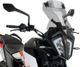 Puig Hi-Tech Parts 20415H Touring Windscreen w/ Visor - Smoke | Street