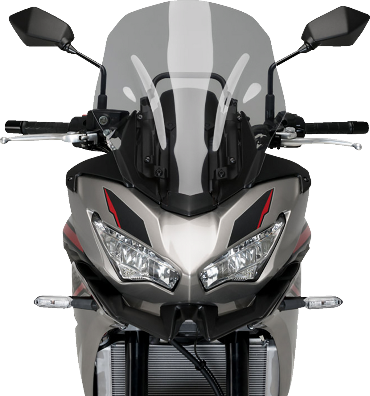 Puig Hi-Tech Parts 21260H Touring Windscreen - 18-3/4" - Smoke - Versys 650 | Street