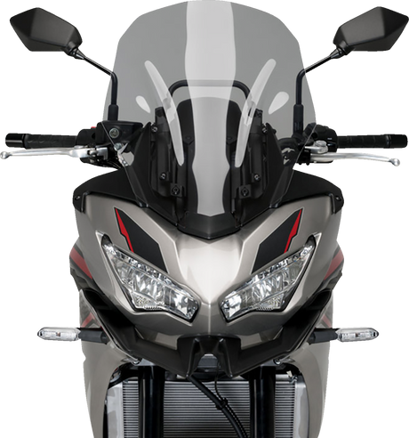 Puig Hi-Tech Parts 21260H Touring Windscreen - 18-3/4" - Smoke - Versys 650 | Street