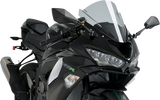 Puig Hi-Tech Parts 3177H Race Windscreen - 13-3/4" - Smoke - ZX-6R | Street