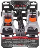 Erickson 31353 Ratchet Tie-Down - 1.25" x 12' - Gray | ATV/UTV/Snow
