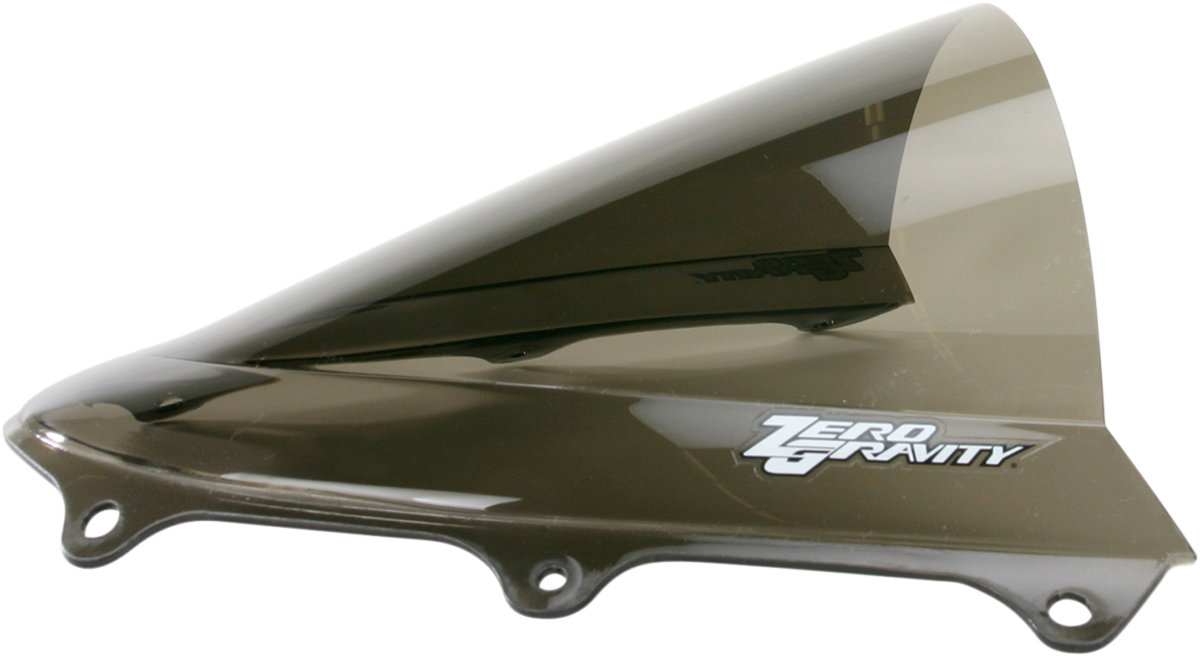 Zero Gravity 16-114-02 Double Bubble Windscreen - Smoke - GSX-R 600/750 | Street