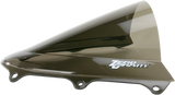 Zero Gravity 16-114-02 Double Bubble Windscreen - Smoke - GSX-R 600/750 | Street