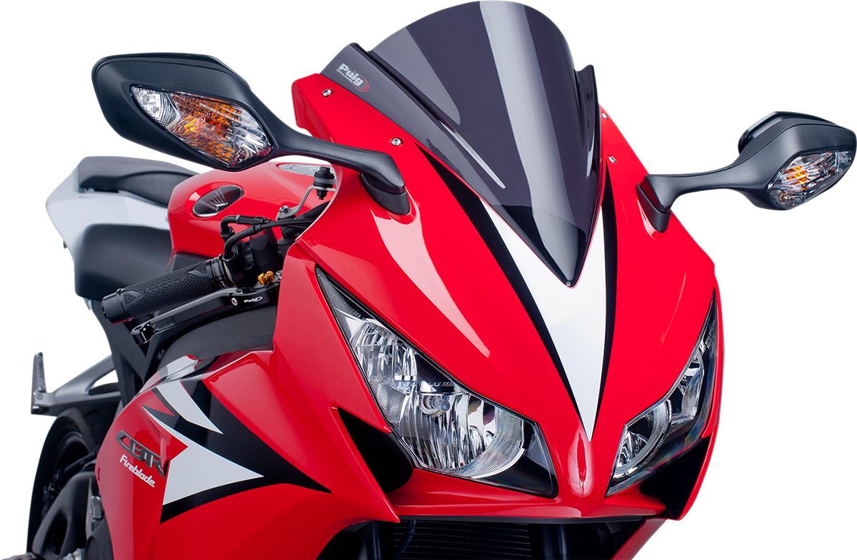 Puig Hi-Tech Parts 5994F Race Windscreen - 13-3/8" - Dark Smoke - CBR1000RR | Street