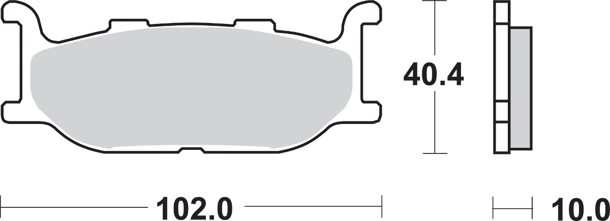 SBS HS Series Sintered Front Brake Pads - 663HS (Yamaha XVS 650 V-Star Custom / V Star Classic / Bolt R-Spec 1992–2024)