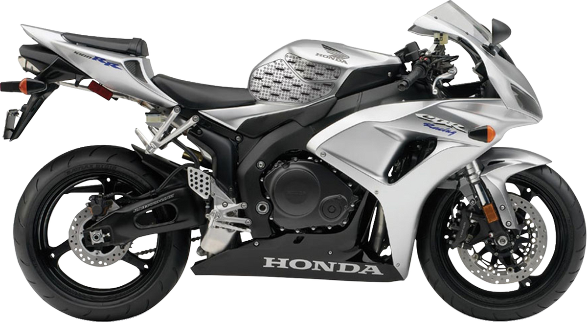 STOMPGRIP 55-10-0016C Tank Grips - Volcano - Clear - Honda - CBR '04-'07 | Street