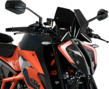 Puig Hi-Tech Parts 20425N New Generation Windscreen - 10-1/2" - Black - 1290 Super Duke R | Street