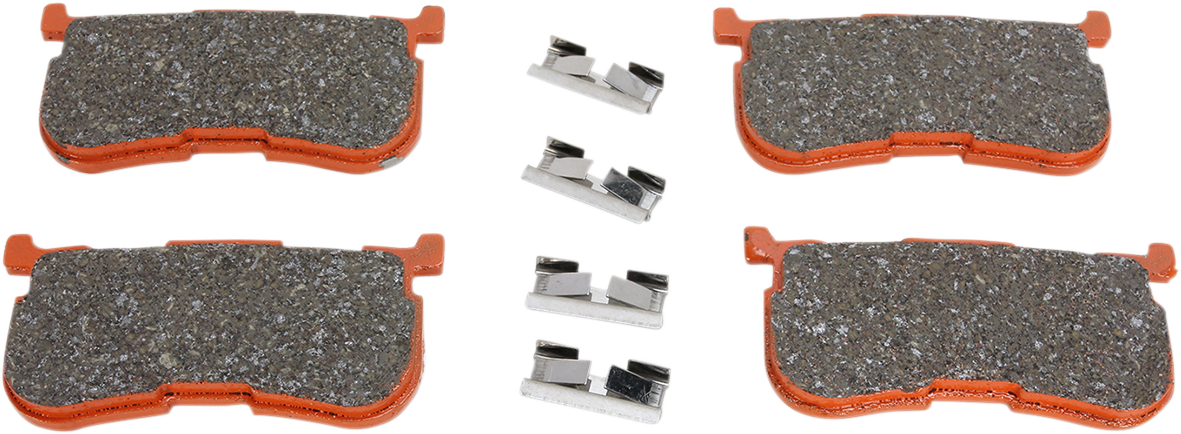 EBC FA-V Series Semi-sintered Rear Brake Pads - FA641/4V (Harley-Davidson FLHTCUTG Tri Glide Ultra / FLRT Freewheeler 2014–2018)