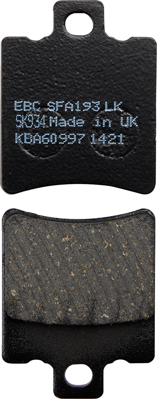 EBC SFA Series Organic Base Brake Pads - SFA193 (Aprilia / Malaguti / Piaggio / Yamaha / Beta / Benelli 1995–2014)