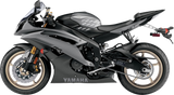 STOMPGRIP 55-10-0010H Tank Grips - Volcano - Clear/Black - Yamaha - YZF '08-'16 | Street