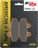 SBS Sintered Rear Brake Pads - 949H.LS (Harley-Davidson FLFBS Fat Boy 114 / FLHCS Heritage Classic 114 / FXFBS Fat Bob 114 2018–2024)