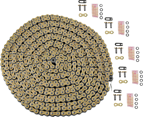 DID 520VX3G25FT 520 VX3 - Bulk Chain - Gold - 25 Feet | Adventure/Off-Road