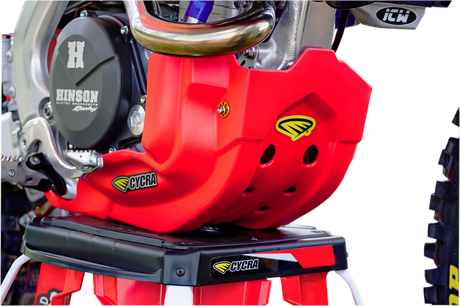 Cycra 1CYC-6231-32 Skid Plate - Red | Off-Road