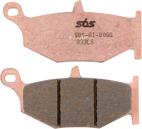 SBS Sintered Rear Brake Pads - 833LS (Suzuki GSX1300R Hayabusa / GSX-R600 / V-Strom 1050 2006–2026)