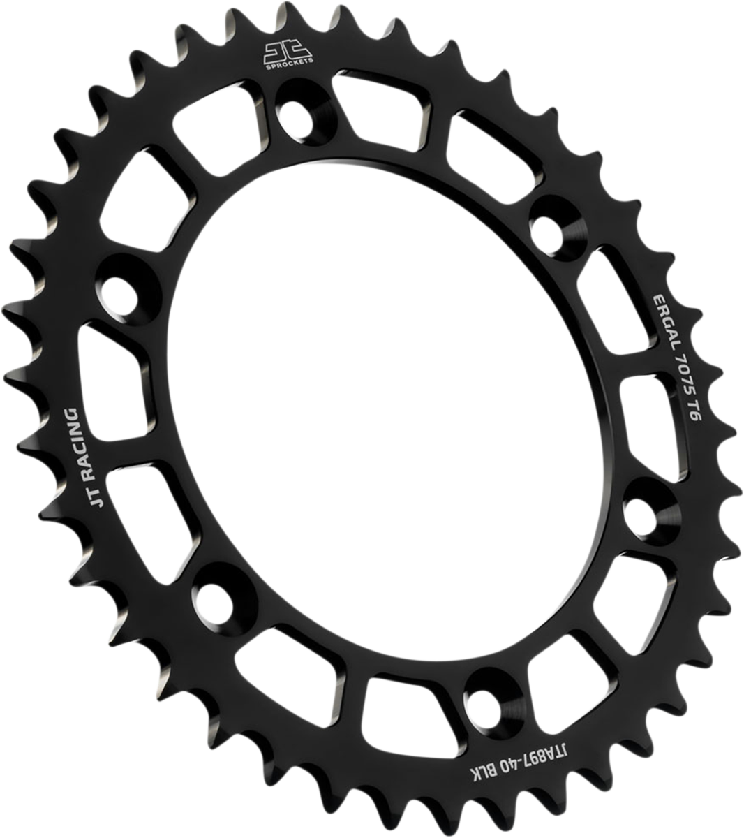 JT SPROCKETS JTA897.40BLK Rear Sprocket - Black - 40-Tooth | Adventure/Off-Road