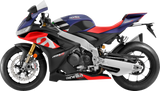 STOMPGRIP 55-14-0180B Tank Grips - Icon - Black - Aprilia - RSV4/Tuono '21-'25 | Street
