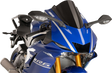 Puig Hi-Tech Parts 9723N Race Windscreen - 14-1/4" - Black - Yamaha | Street