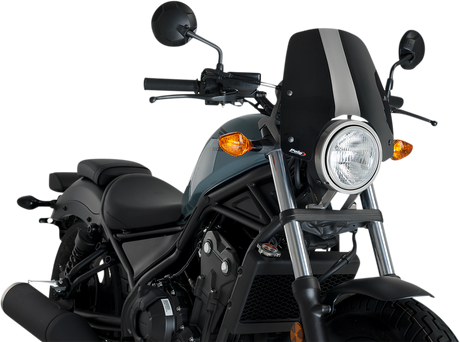 Puig Hi-Tech Parts 3829N New Generation Windscreen - Black - Rebel | Street